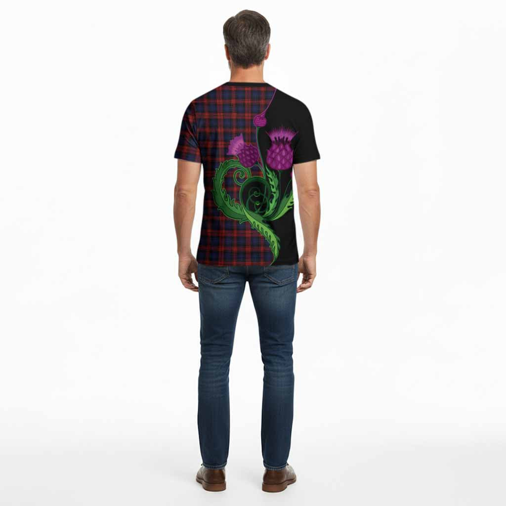 MacLachlan (McLachlan) Tartan Cotton T-shirt Traditional Scottish Thistle