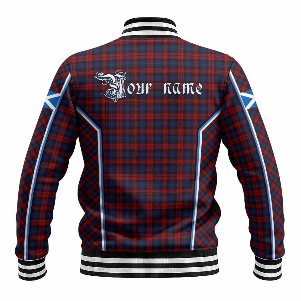 MacLachlan (McLachlan) Tartan Crest Baseball Jacket Scotland Coat of Arm Flag Style - Tartan Vibes Clothing