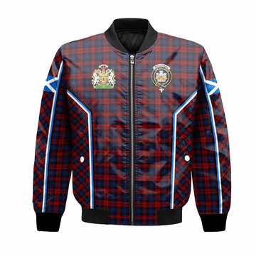 MacLachlan (McLachlan) Tartan Crest Bomber Jacket Scotland Coat of Arm Flag Style