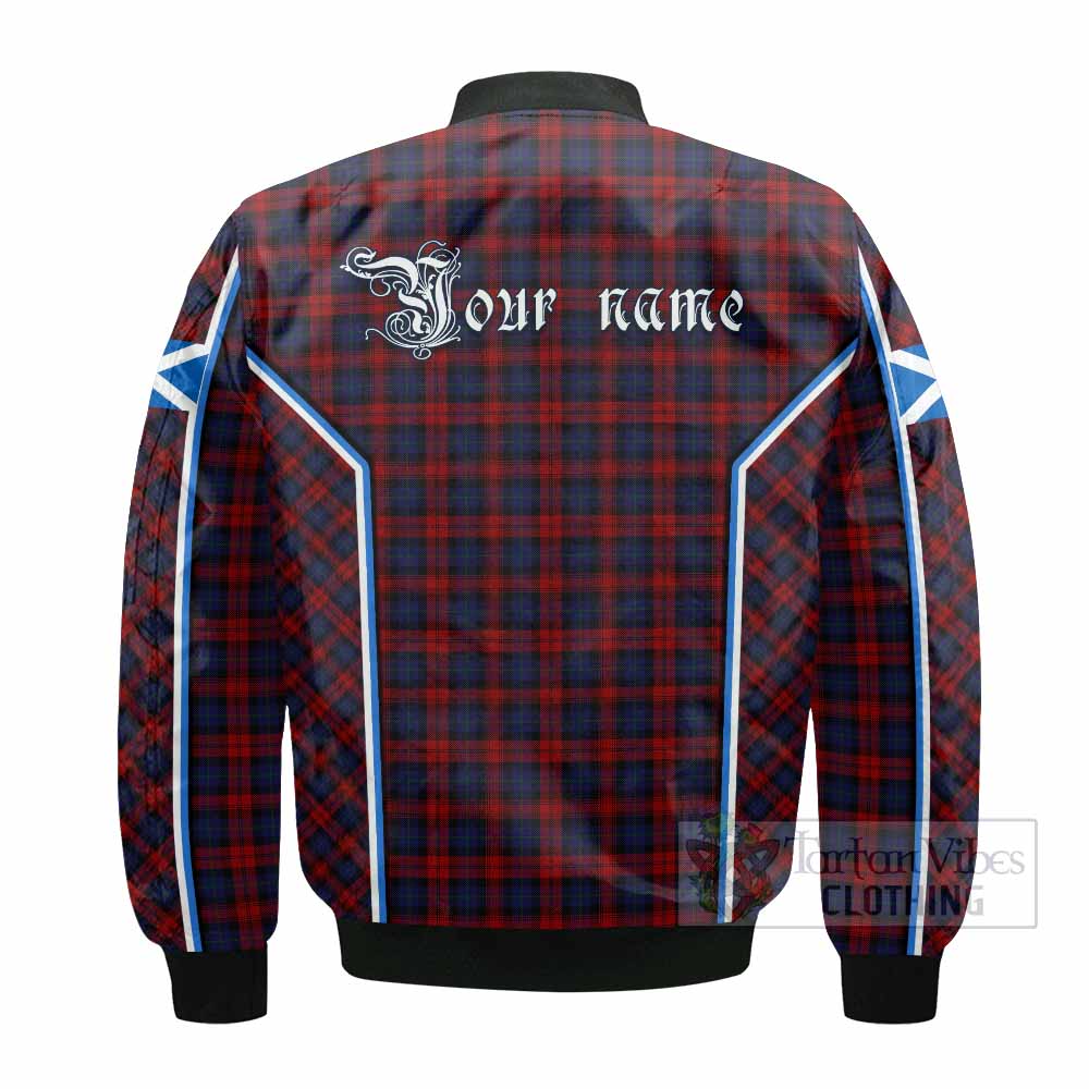 MacLachlan (McLachlan) Tartan Crest Bomber Jacket Scotland Coat of Arm Flag Style - Tartan Vibes Clothing