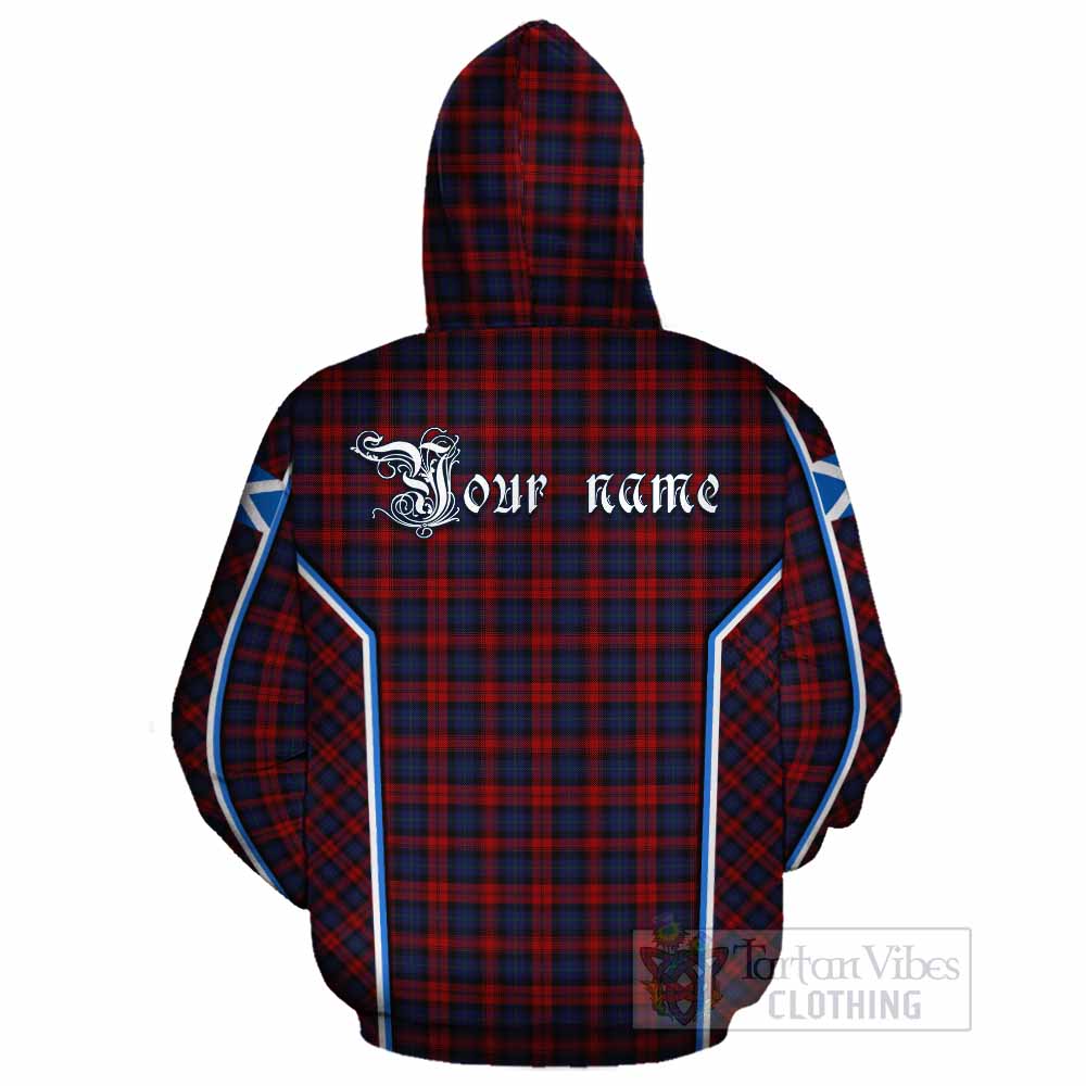 MacLachlan (McLachlan) Tartan Crest Cotton Hoodie Scotland Coat of Arm Flag Style - Tartan Vibes Clothing