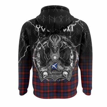 MacLachlan (McLachlan) Tartan Crest Hoodie Celtic Odin's Raven Legacy