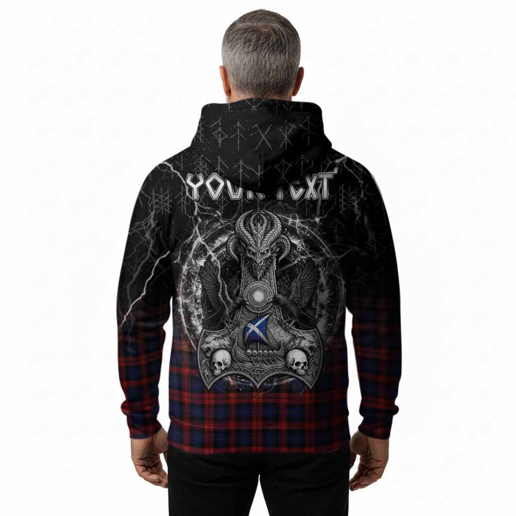 MacLachlan (McLachlan) Tartan Crest Hoodie Celtic Odin's Raven Legacy