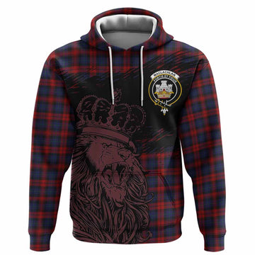MacLachlan (McLachlan) Tartan Crest Hoodie Crowned Lion Heritage Style