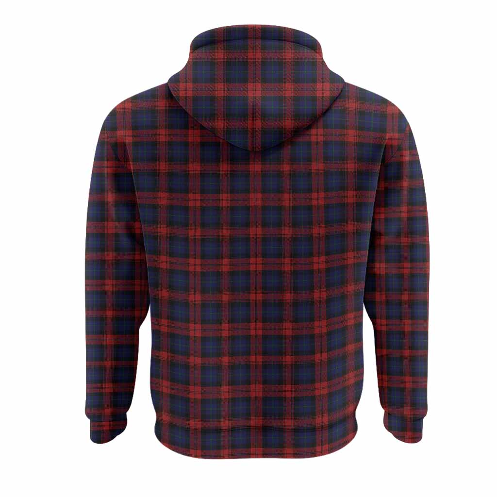 MacLachlan (McLachlan) Tartan Crest Hoodie Ferocious Lion Style