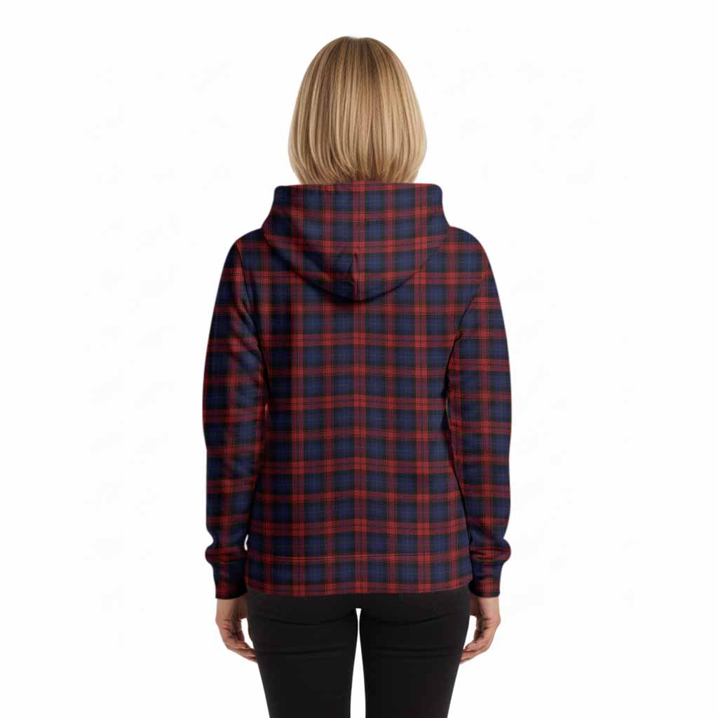 MacLachlan (McLachlan) Tartan Crest Hoodie Ferocious Lion Style