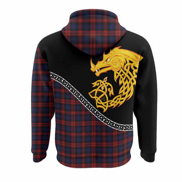 MacLachlan (McLachlan) Tartan Crest Hoodie Legendary Dragon Knot Half Style