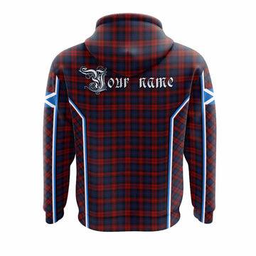 MacLachlan (McLachlan) Tartan Crest Hoodie Scotland Coat of Arm Flag Style