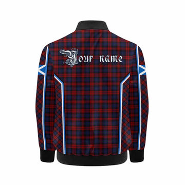 MacLachlan (McLachlan) Tartan Crest Kid Bomber Jacket Scotland Coat of Arm Flag Style - Tartan Vibes Clothing