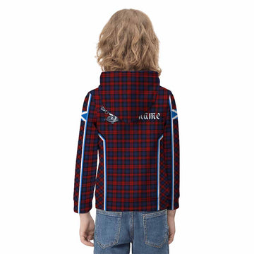 MacLachlan (McLachlan) Tartan Crest Kid Hoodie Scotland Coat of Arm Flag Style - Tartan Vibes Clothing