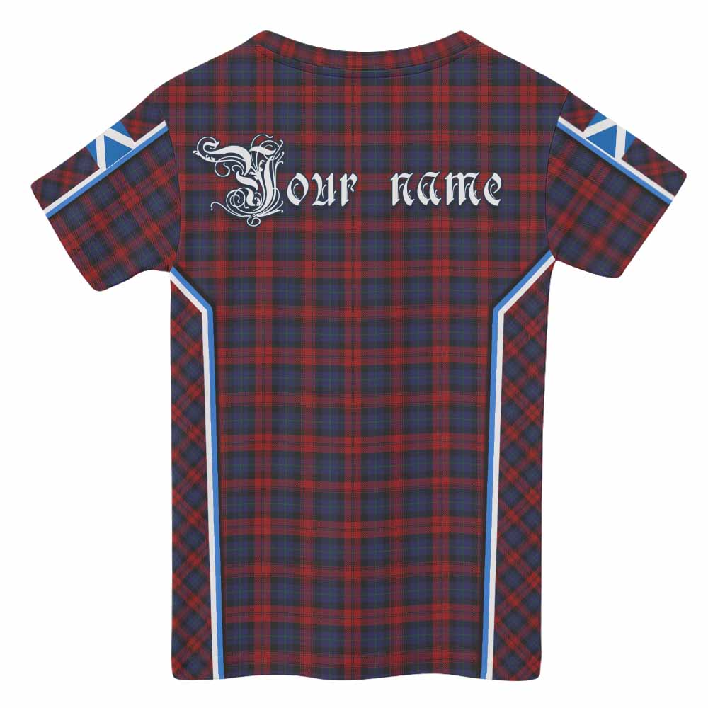 MacLachlan (McLachlan) Tartan Crest Kid T-shirt Scotland Coat of Arm Flag Style - Tartan Vibes Clothing