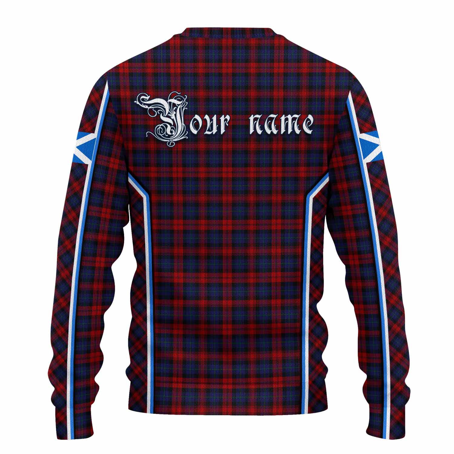 MacLachlan (McLachlan) Tartan Crest Knitted Sweater Scotland Coat of Arm Flag Style - Tartan Vibes Clothing