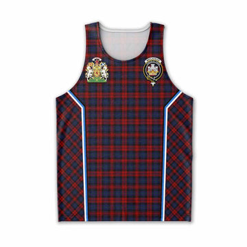 MacLachlan (McLachlan) Tartan Crest Men Tank Top Scotland Coat of Arm Flag Style