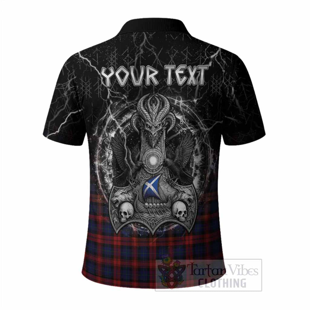 MacLachlan (McLachlan) Tartan Crest Polo Shirt Celtic Odin's Raven Legacy