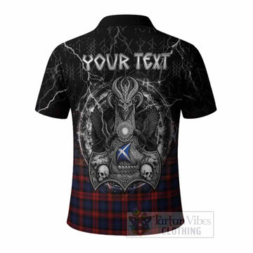 MacLachlan (McLachlan) Tartan Crest Polo Shirt Celtic Odin's Raven Legacy