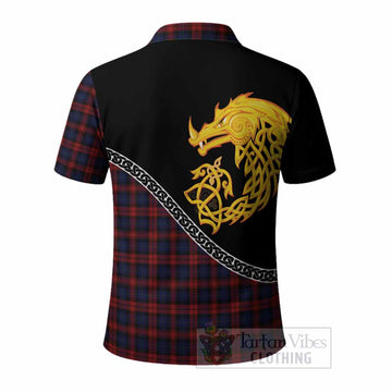 MacLachlan (McLachlan) Tartan Crest Polo Shirt Legendary Dragon Knot Half Style