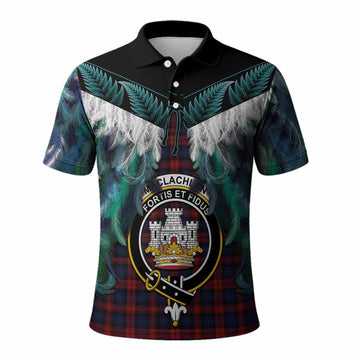MacLachlan (McLachlan) Tartan Crest Polo Shirt New Zealand Maori Korowai Cloak