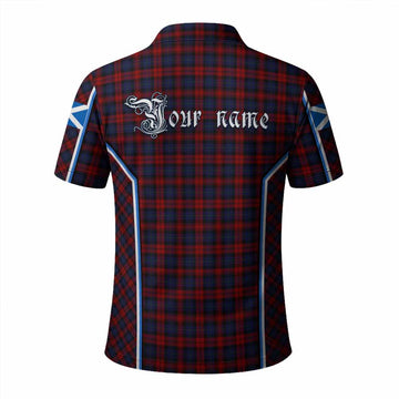 MacLachlan (McLachlan) Tartan Crest Polo Shirt Scotland Coat of Arm Flag Style - Tartan Vibes Clothing