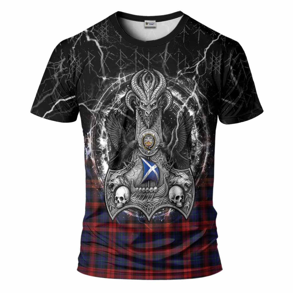 MacLachlan (McLachlan) Tartan Crest T-Shirt Celtic Odin's Raven Legacy