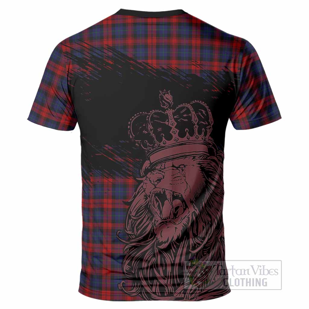 MacLachlan (McLachlan) Tartan Crest T-Shirt Crowned Lion Heritage Style