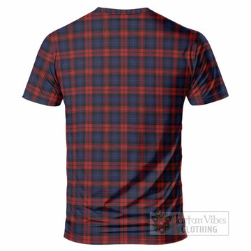 MacLachlan (McLachlan) Tartan Crest T-Shirt Ferocious Lion Style