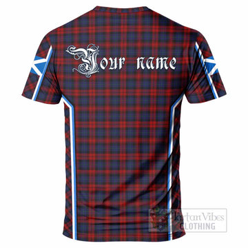 MacLachlan (McLachlan) Tartan Crest T-shirt Scotland Coat of Arm Flag Style - Tartan Vibes Clothing