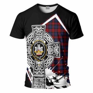 MacLachlan (McLachlan) Tartan Crest T-Shirt Scottish Celtic Cross Heritage