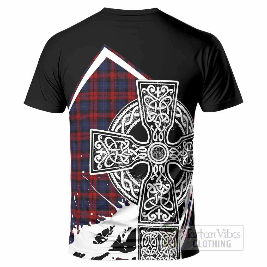 MacLachlan (McLachlan) Tartan Crest T-Shirt Scottish Celtic Cross Heritage - Tartan Vibes Clothing
