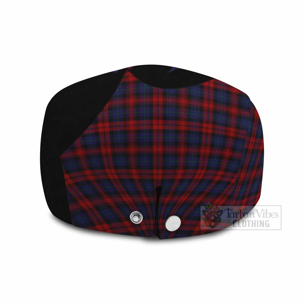 MacLachlan (McLachlan) Tartan Family Crest Flat Cap, Jeff Cap Scotland Thistle Floral