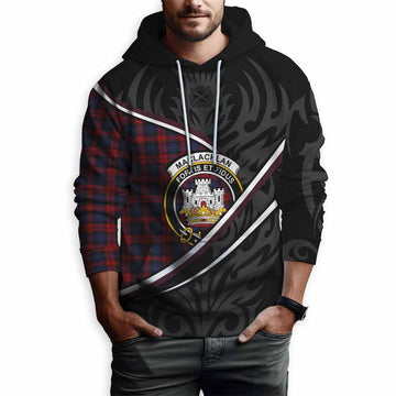 MacLachlan (McLachlan) Tartan Family Crest Hoodie Celtic Scottish Thistle Floral