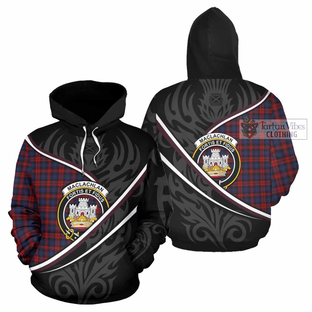 MacLachlan (McLachlan) Tartan Family Crest Hoodie Celtic Scottish Thistle Floral - Tartan Vibes Clothing