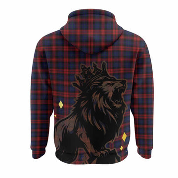 MacLachlan (McLachlan) Tartan Family Crest Hoodie Crowned Lion Roaring