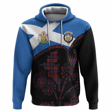 MacLachlan (McLachlan) Tartan Family Crest Hoodie Scotland Thistle Floral Flag Style