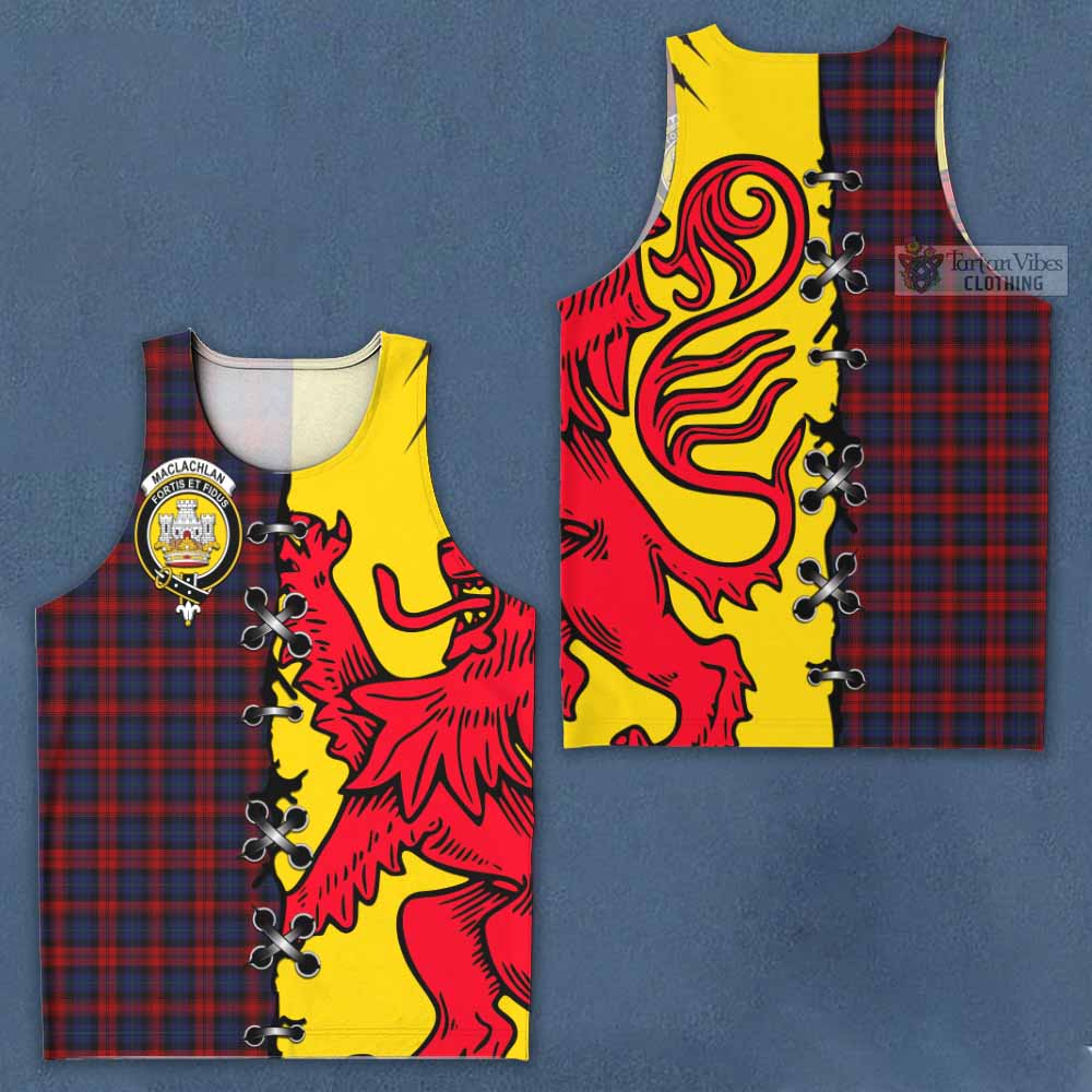 MacLachlan (McLachlan) Tartan Family Crest Men Tank Top Lion Rampant Honor - Tartan Vibes Clothing