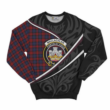 MacLachlan (McLachlan) Tartan Family Crest Sweatshirt Celtic Scottish Thistle Floral