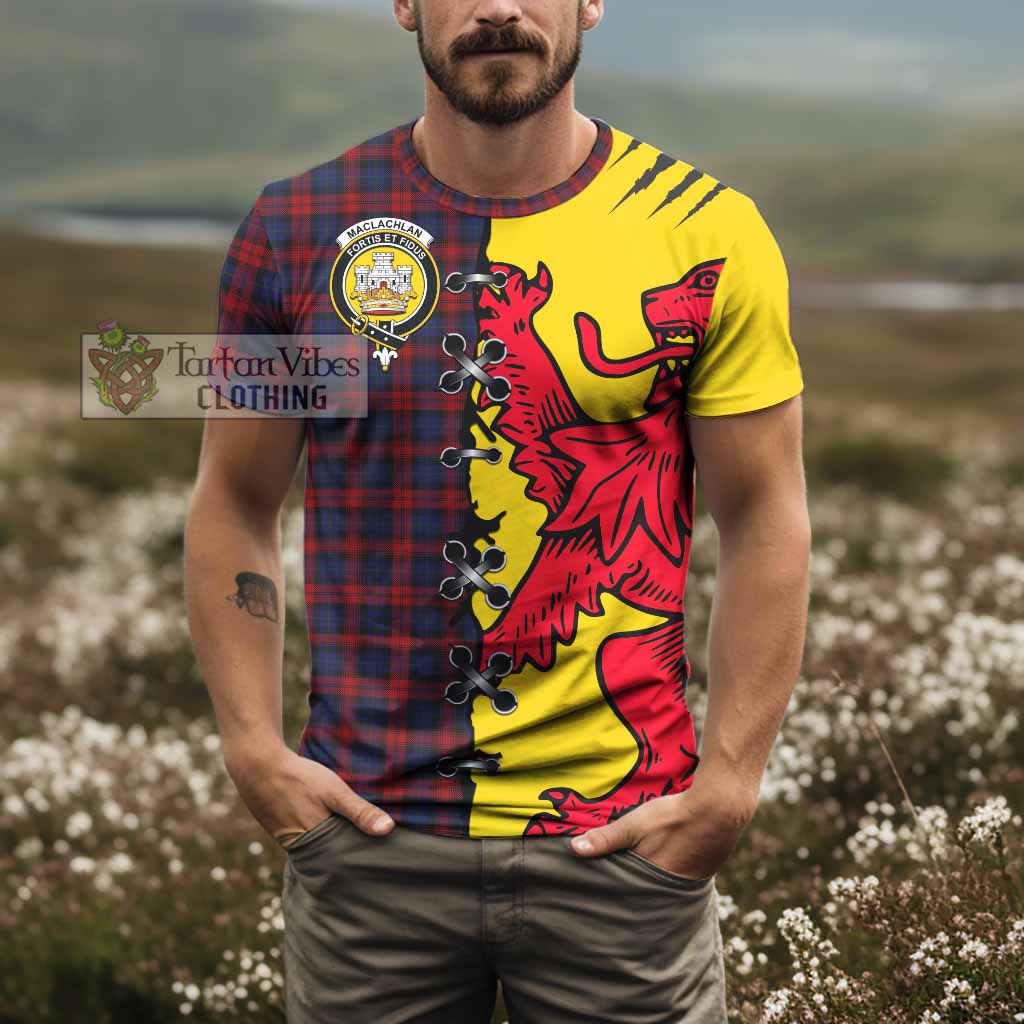 MacLachlan (McLachlan) Tartan Family Crest T-shirt Lion Rampant Honor - Tartan Vibes Clothing