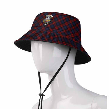 MacLachlan (McLachlan) Tartan Fishing Hat with Family Crest