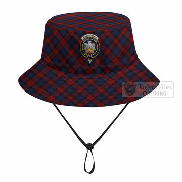 MacLachlan (McLachlan) Tartan Fishing Hat with Family Crest