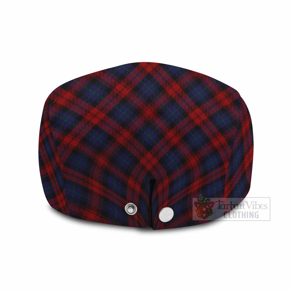 MacLachlan (McLachlan) Tartan Flat Cap, Jeff Cap Cross Style with Family Crest - Tartan Vibes Clothing