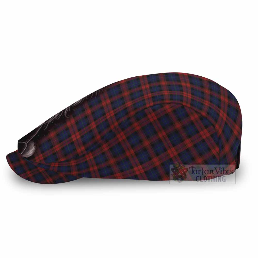 MacLachlan (McLachlan) Tartan Flat Cap, Jeff Cap Roaring Lion Heritage