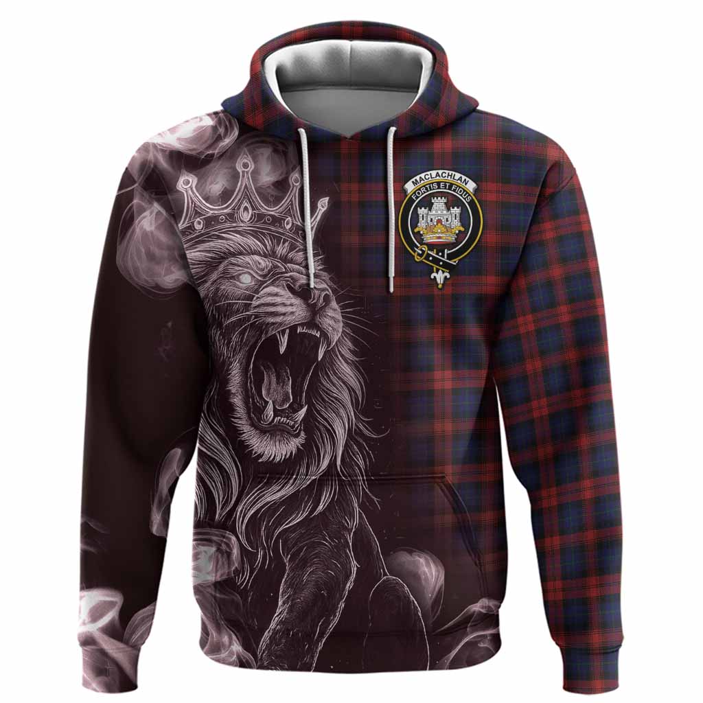 MacLachlan (McLachlan) Tartan Hoodie Roaring Lion Heritage