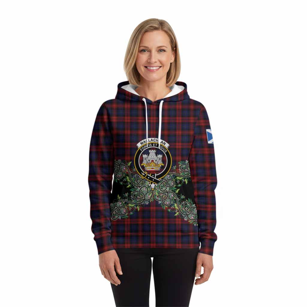 MacLachlan (McLachlan) Tartan Hoodie Thistle Scottish Spirit