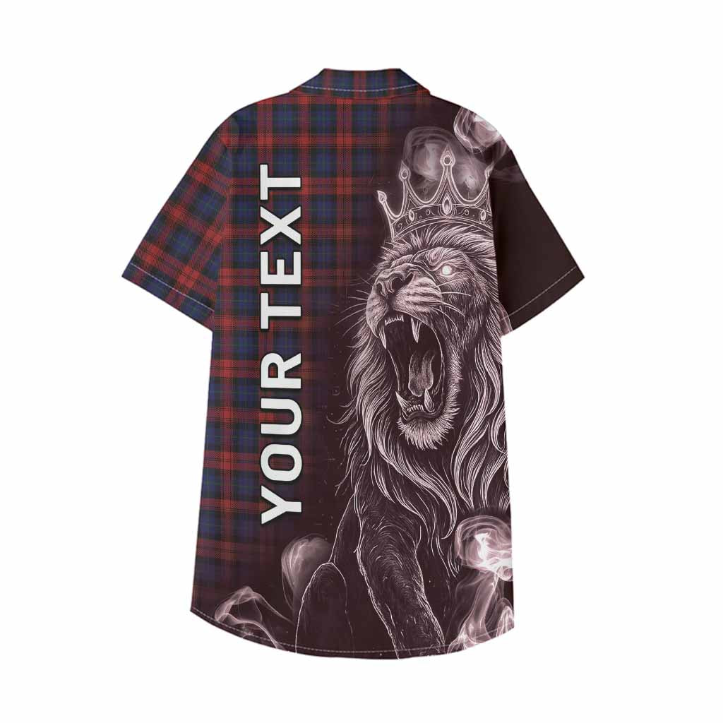 MacLachlan (McLachlan) Tartan Kid Hawaiian Shirt Roaring Lion Heritage
