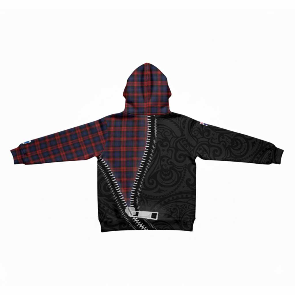 MacLachlan (McLachlan) Tartan Kid Hoodie New Zealand Pattern Unique Zipper Stylized