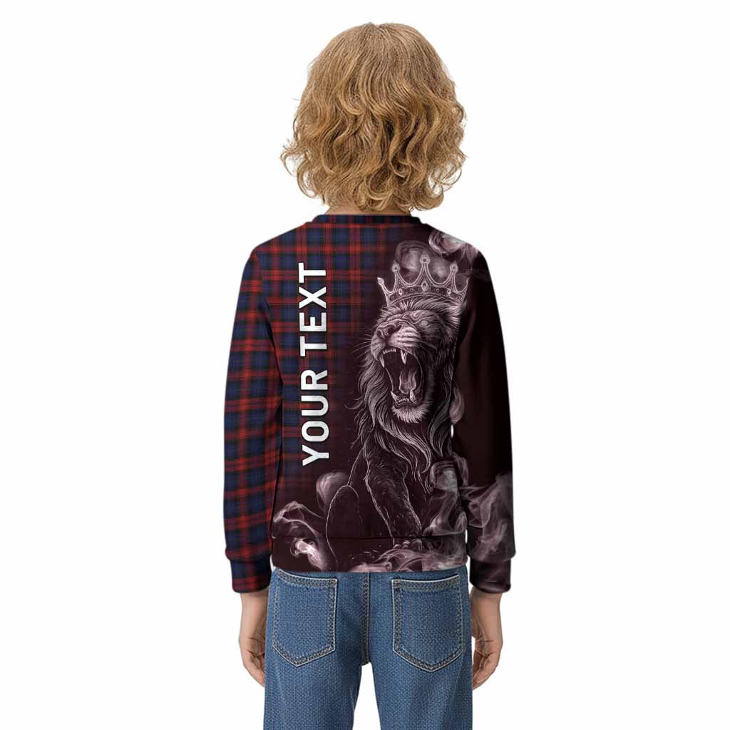 MacLachlan (McLachlan) Tartan Kid Knitted Sweatshirt Roaring Lion Heritage