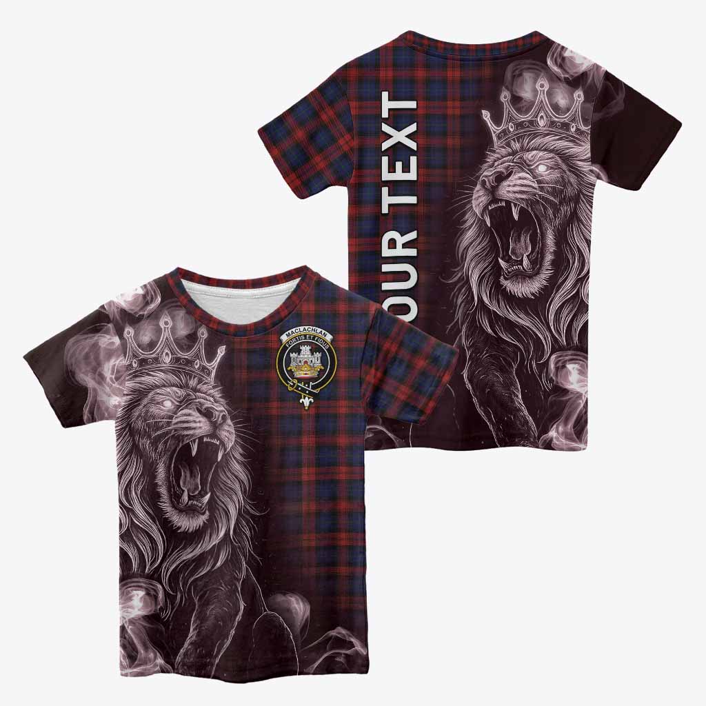 MacLachlan (McLachlan) Tartan Kid T-shirt Roaring Lion Heritage