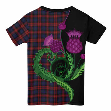 MacLachlan (McLachlan) Tartan Kid T-shirt Traditional Scottish Thistle
