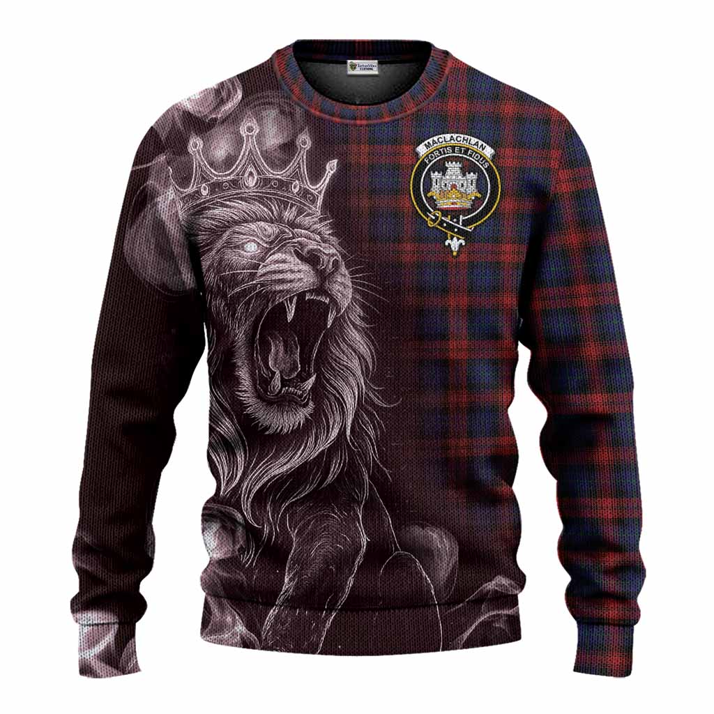 MacLachlan (McLachlan) Tartan Knitted Sweater Roaring Lion Heritage