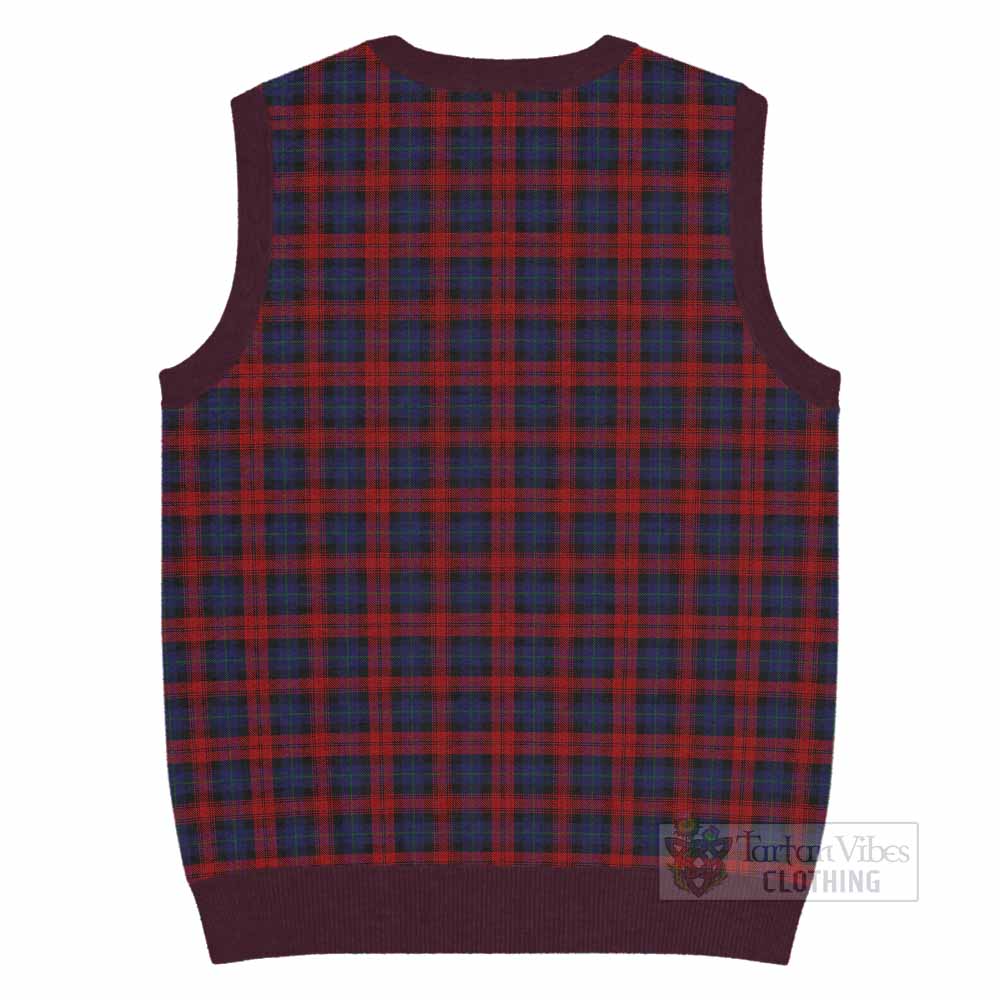 MacLachlan (McLachlan) Tartan Knitted V-Neck Vest with Family Crest - Tartan Vibes Clothing
