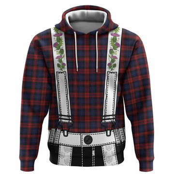 MacLachlan (McLachlan) Tartan Lederhosen Costume Hoodie Scotland Thistle Floral